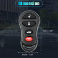 Keyless Entry Remote Key Shell Cover for Jeep & Dodge
