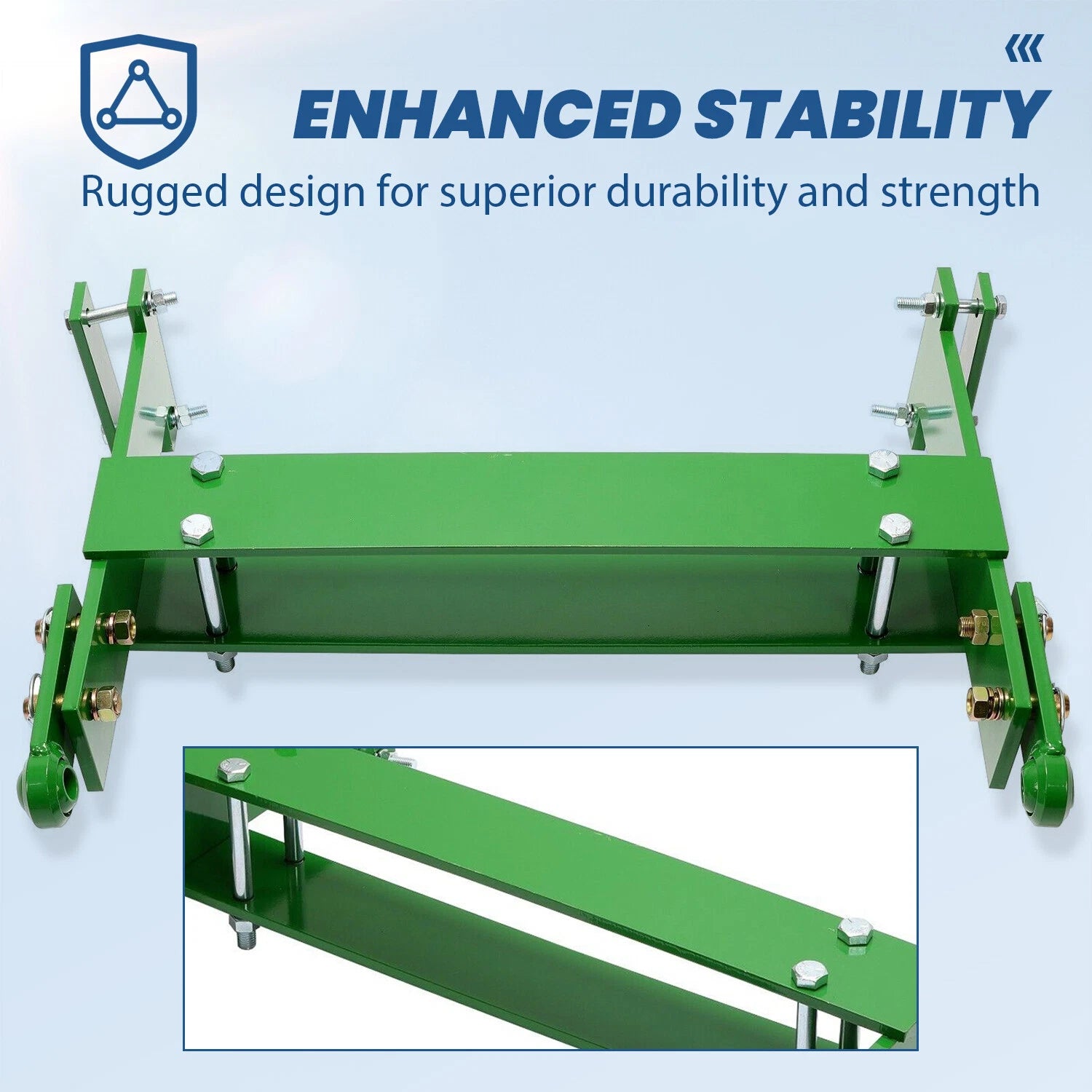 3 Point Hitch Conversion for John Deere M & MT Tractor (Heavy Duty Steel)