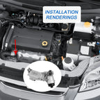 Engine Oil Cooler Filter Housing for Chevy Cruze Aveo (2011-2019)