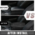 Center Console Cover Pad for Hyundai Tucson 2016-2021 Carbon Fiber Black