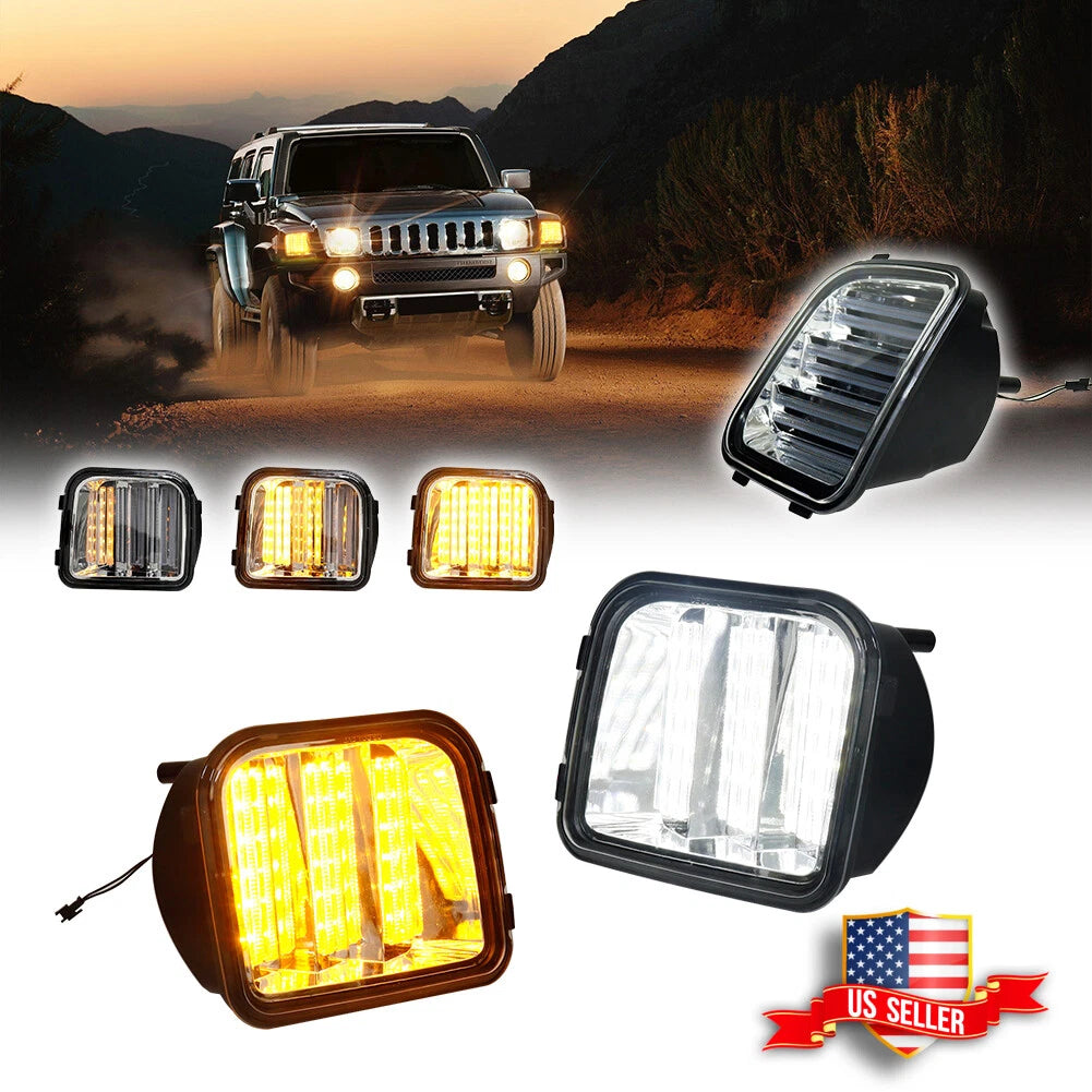 Sequential Switchback LED Front Corner Signal Lamp for Hummer H3 (2006–2010)