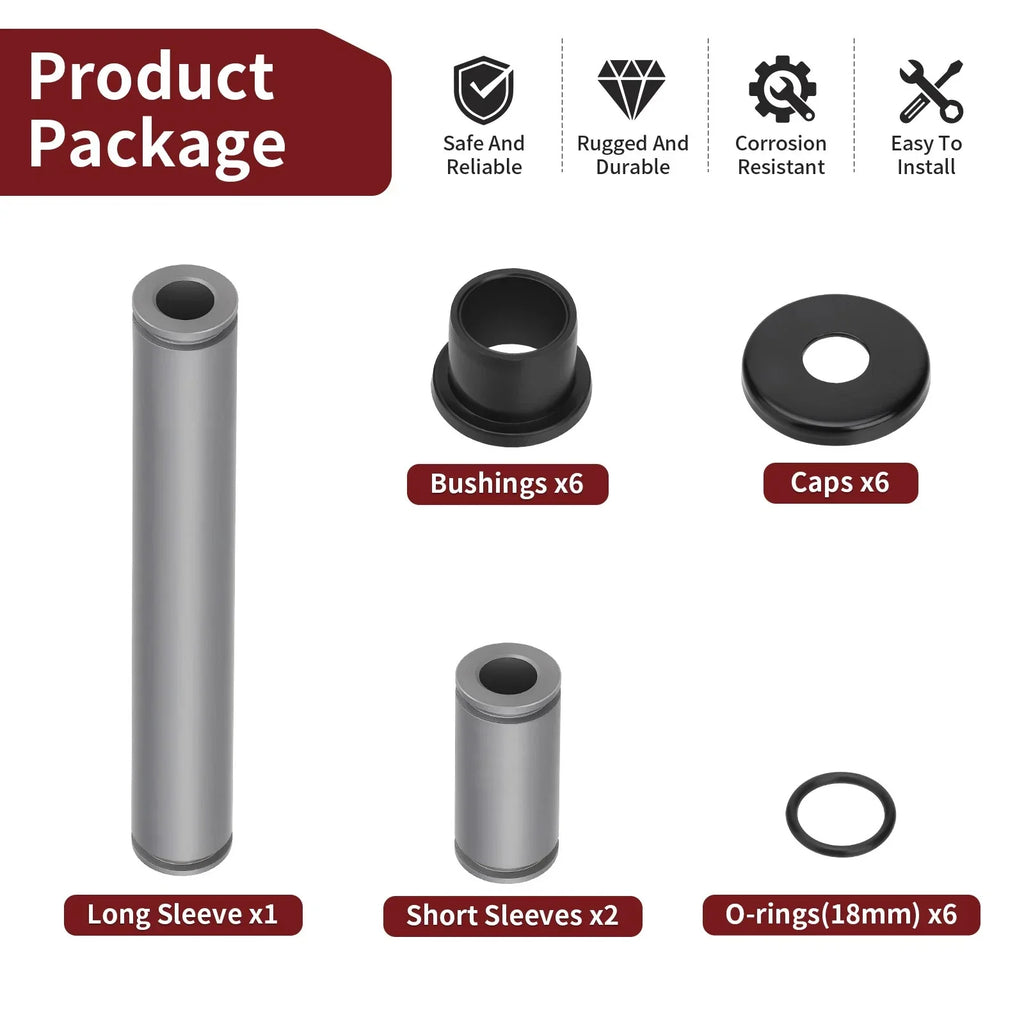Front Upper + Lower A-Arm Bearing Bushing for Teryx4 800 S (KRF/KRT) (2013–2019)