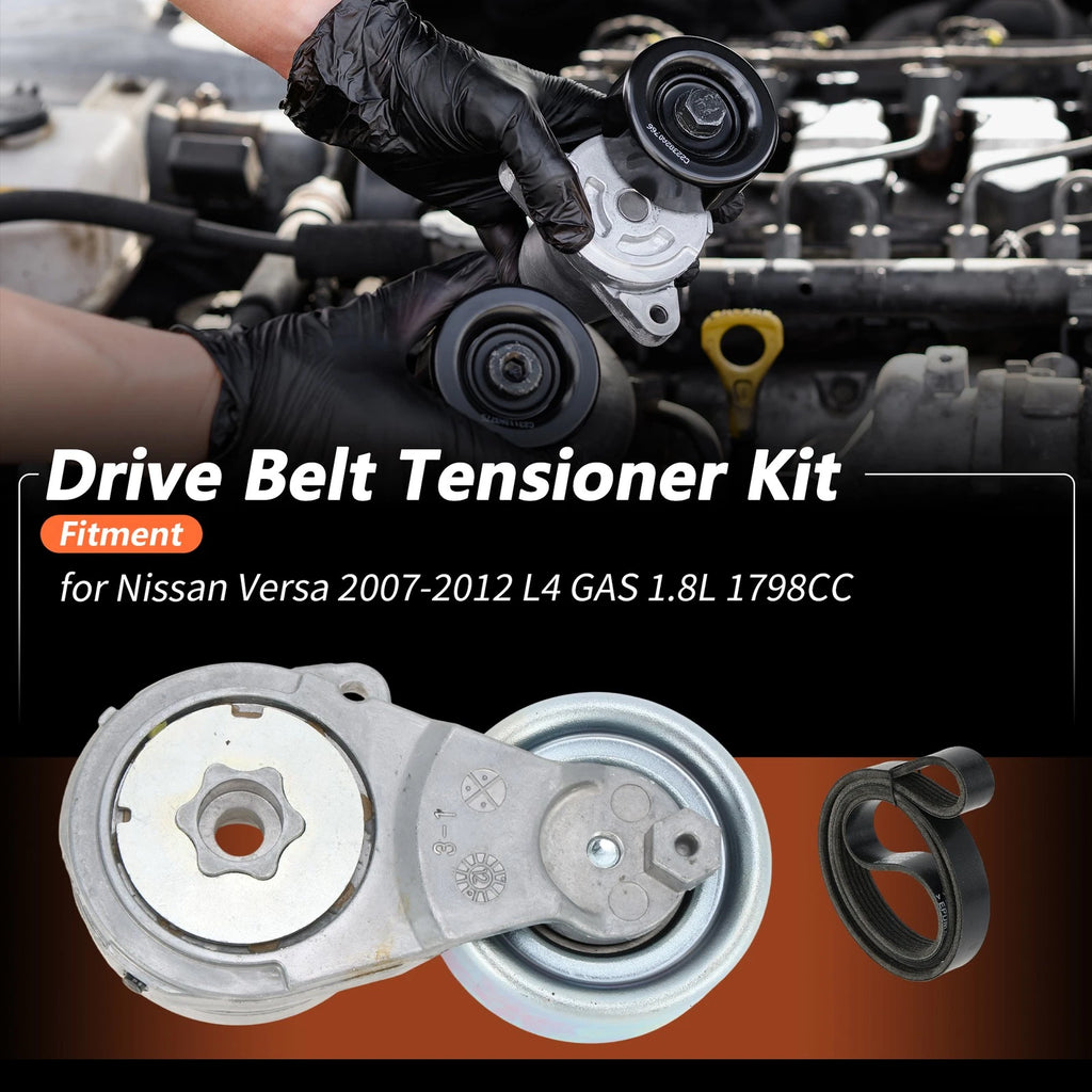 Drive Belt Tensioner Kit for Nissan Versa (2007–2012) 11955ET00A