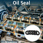 Set of 5 Oil Seal Rotary Shaft Seal NBR Rubber 40x70x10mm