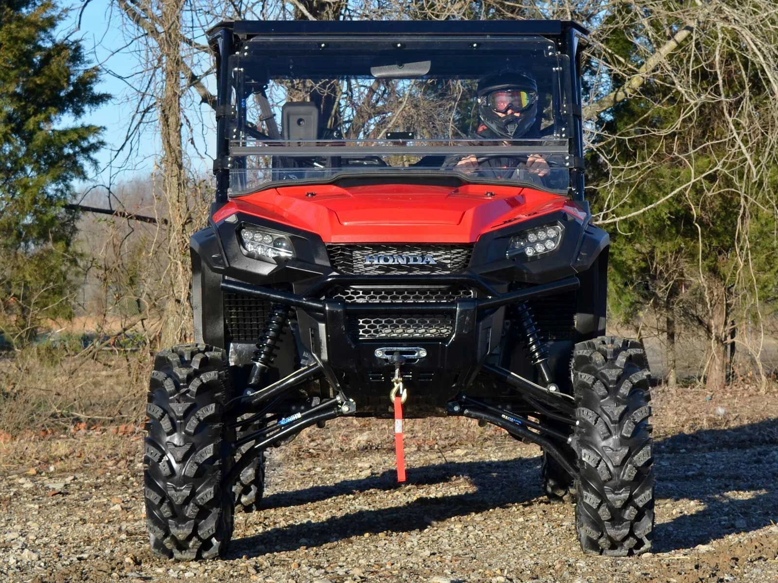 Scratch Resistant Flip Windshield for Honda Pioneer 1000 / 1000-5 (2016–2023)