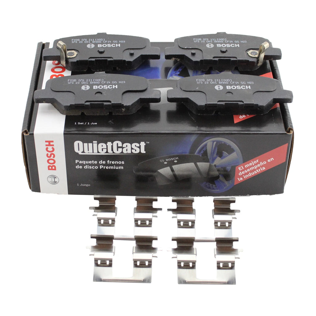 Set of 4 Bosch QuietCast Rear Ceramic Brake Pads for Mitsubishi Outlander Sport (2011–2021)