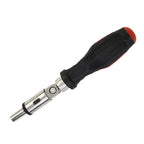Ratchet Screwdriver 1/4 Inch with Left Right Rotating TPR Handle