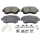 Akebono ProACT Front Ceramic Brake Pads & Hardware for Lexus SC300, Toyota Camry, Sienna (1992–2006)