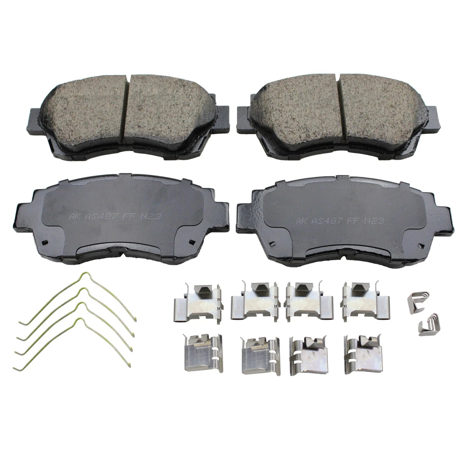 Akebono ProACT Front Ceramic Brake Pads & Hardware for Lexus SC300, Toyota Camry, Sienna (1992–2006)