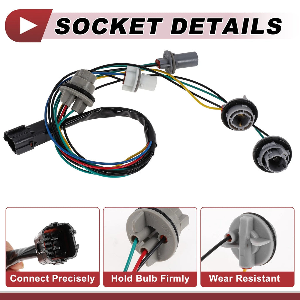 Tail Light Socket Wiring for Kia Soul (2010–2013) No. 92450-2K500