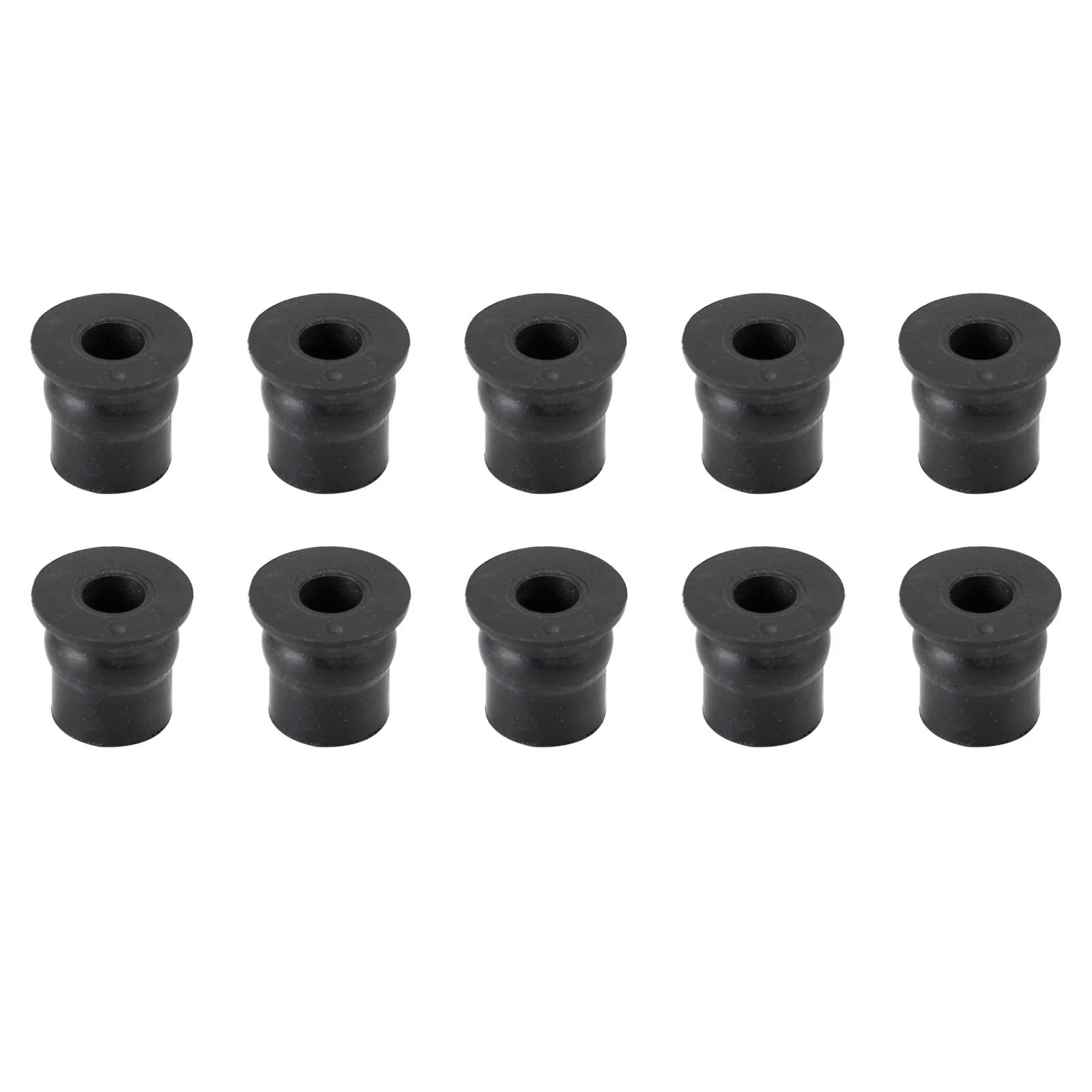Pack of 10 M6 Rubber Well Nuts for Fairing & Screen Fixing