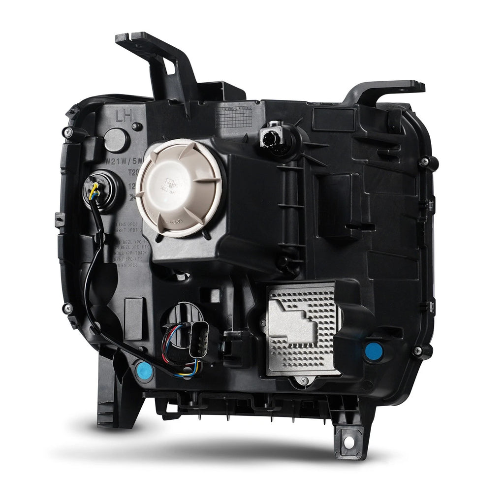 HID Headlight for GMC Sierra 2500 (2016–2019) w/ LED DRL Projector