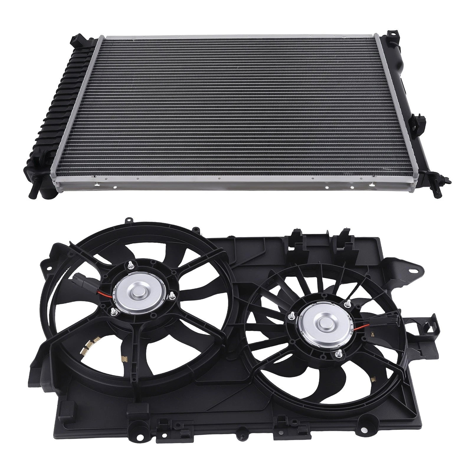 Radiator and Cooling Fan for Chevy Equinox, Pontiac Torrent (2006–2008)