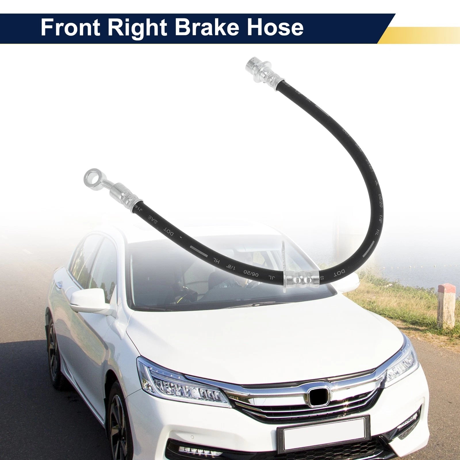 Front Right Brake Hose for Honda Accord (No. 01464SDAA01)
