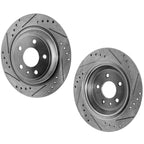 Rear Brake Disc Rotors for Ford Fusion Lincoln MKZ (2013–2016)