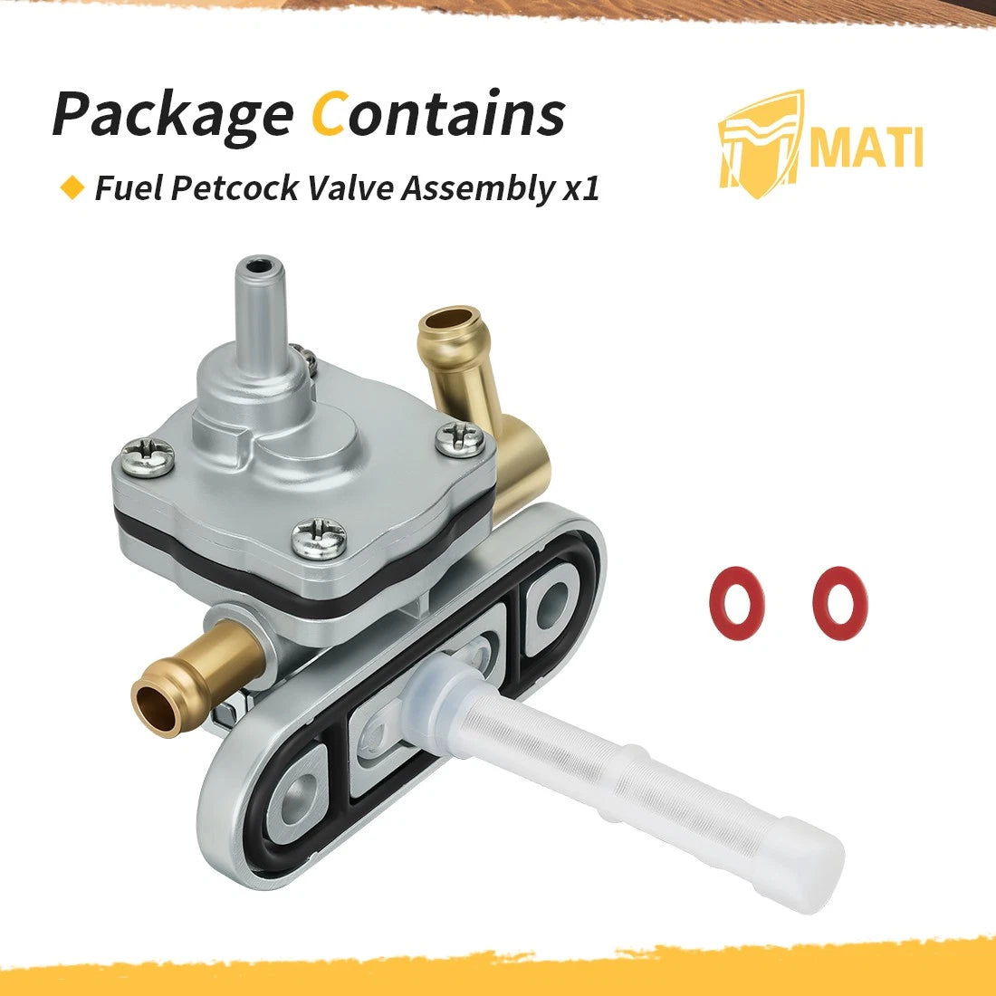 Fuel Petcock Valve Assembly for Suzuki Katana GSX1100F (1988–1993) 44300-48B11