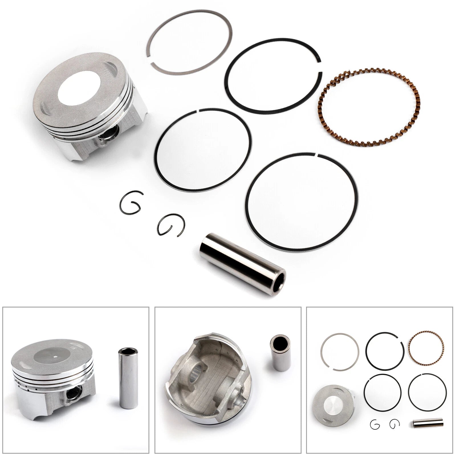 Piston Kit STD 65.50mm 13011-446-811 for Honda XL200 XR200R XR200 (1980–2002)