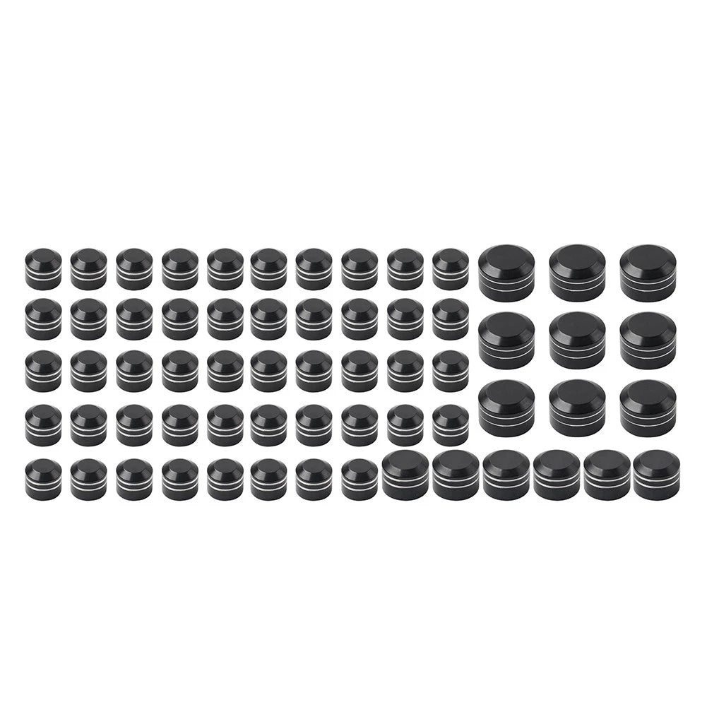 Set of 63 Engine Topper Screw Bolt Cap Covers for Harley Twin Cam Softail (2000–2006)