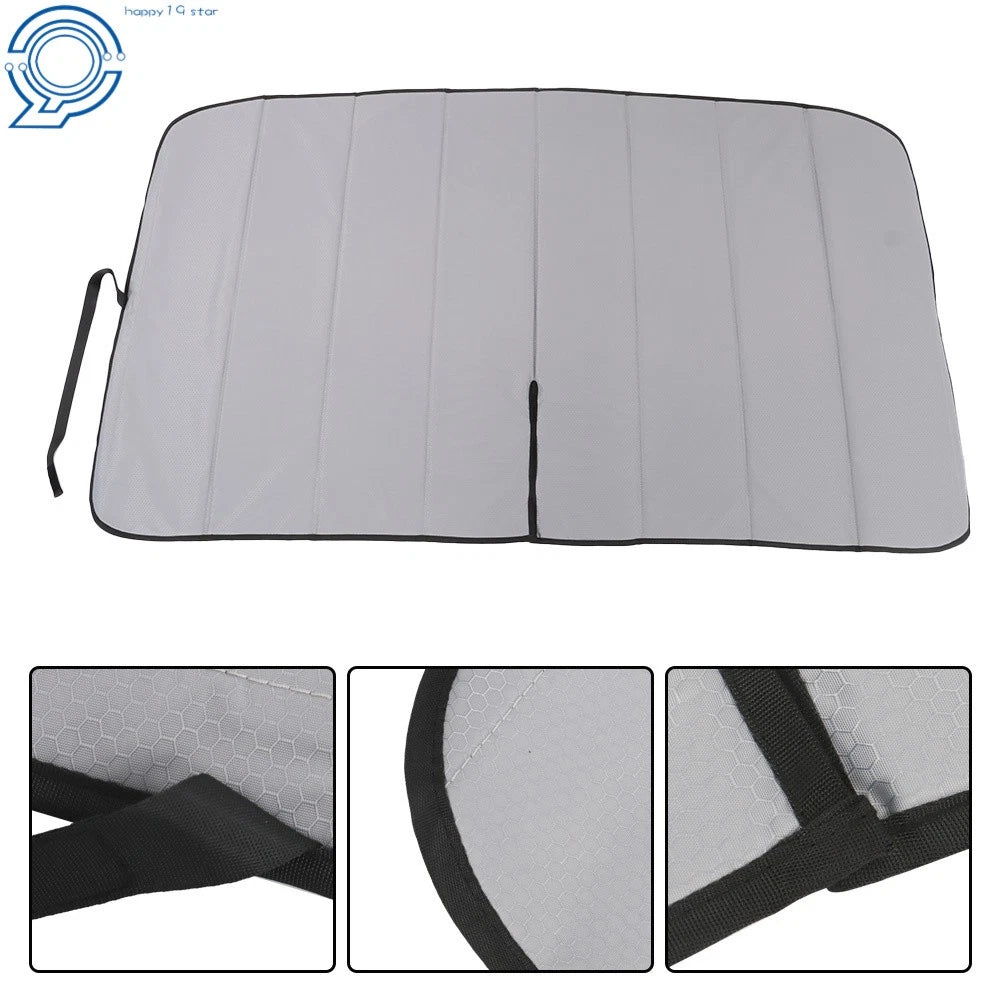 Blackout Front Windshield Cover for Ford Transit Van (2015–2023)