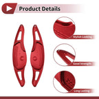 Red Aluminum Alloy Steering Wheel Shift Paddles for Hyundai Sonata (2015–2020)