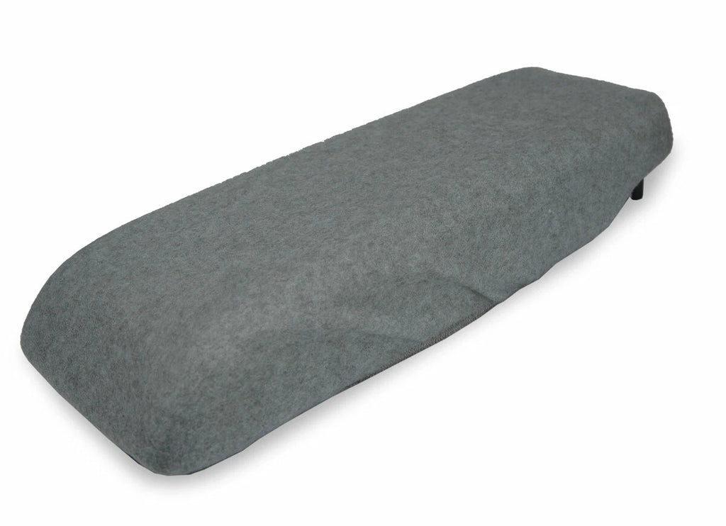Fleece Console Lid Armrest Cover for Mazda CX7 (2007–2012) Gray