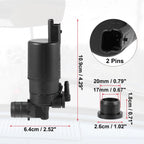 Windshield Washer Motor Pump 28920-7S200 for Nissan Titan (2004–2015) Pathfinder (2009–2015)
