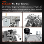 Carburetor Kit for Honda GX630, GX630R, GX630RH, GX660, GX690, GX690R (2004–2023)