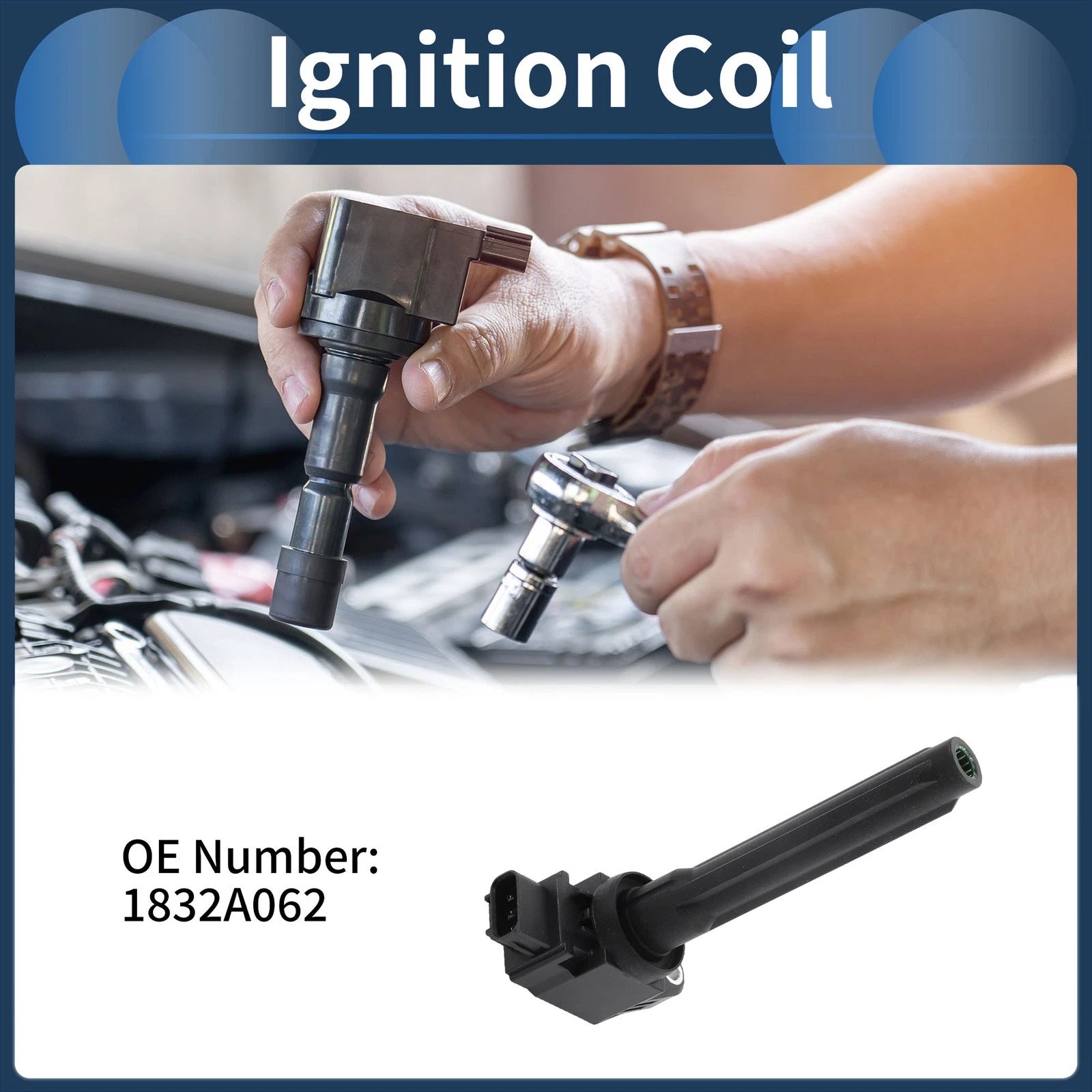 Ignition Coil Pack No. 1832A062 for Mitsubishi Mirage G4 (2017–2022)