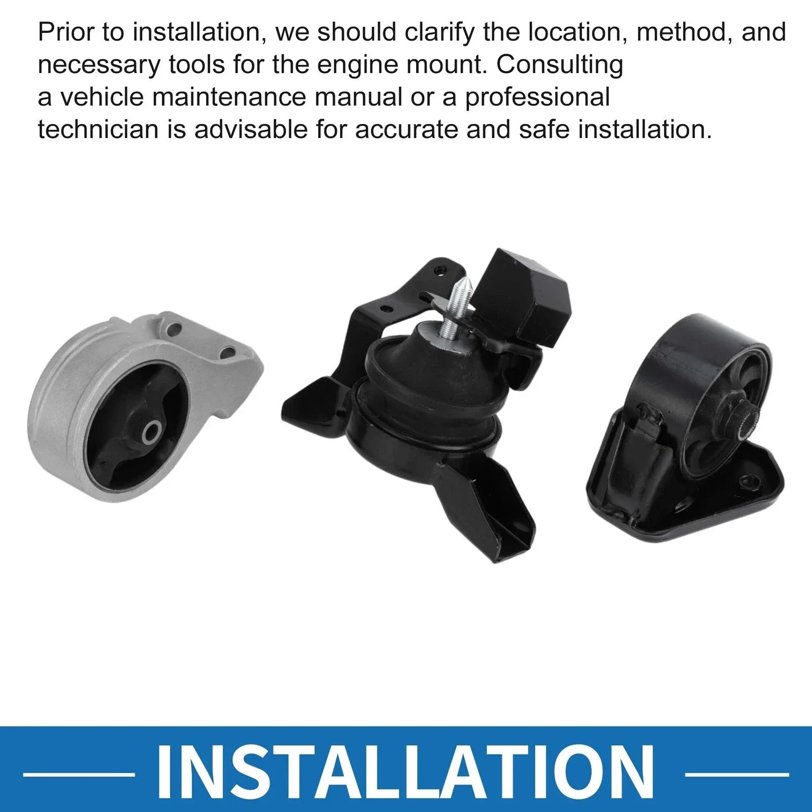 Engine Motor Trans Mount Set for Hyundai Santa Fe (2003-2006)