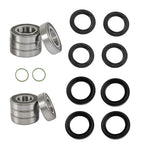 Set of 2 Front Rear Wheel Bearing Seal Kits for Yamaha Rhino 450 660 700 (2005–2013)