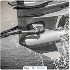 Dual Feed Outboard Motor Muffs for Boat Motor Flusher (PVC Marine Grade)
