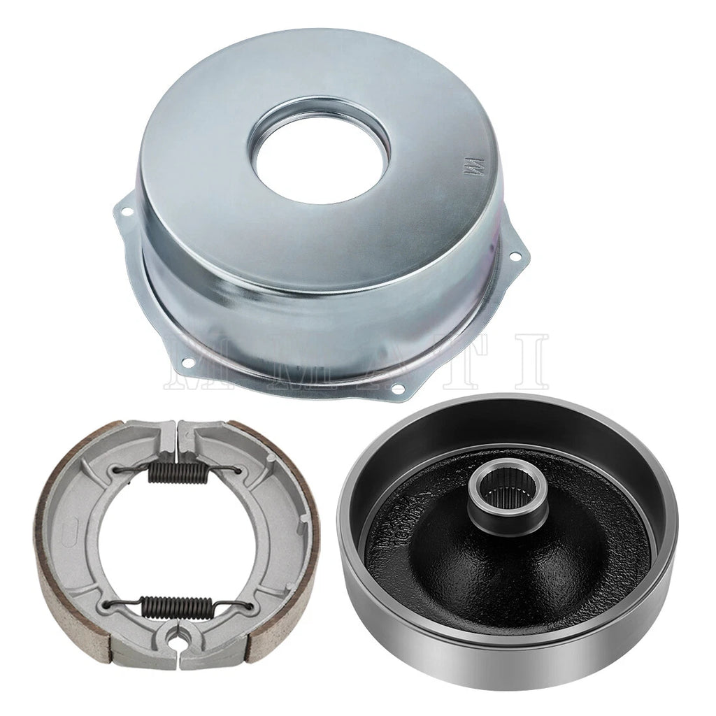 Rear Brake Drum & Shoe Spring Kit for Yamaha Kodiak 400 YFM400F (2003)