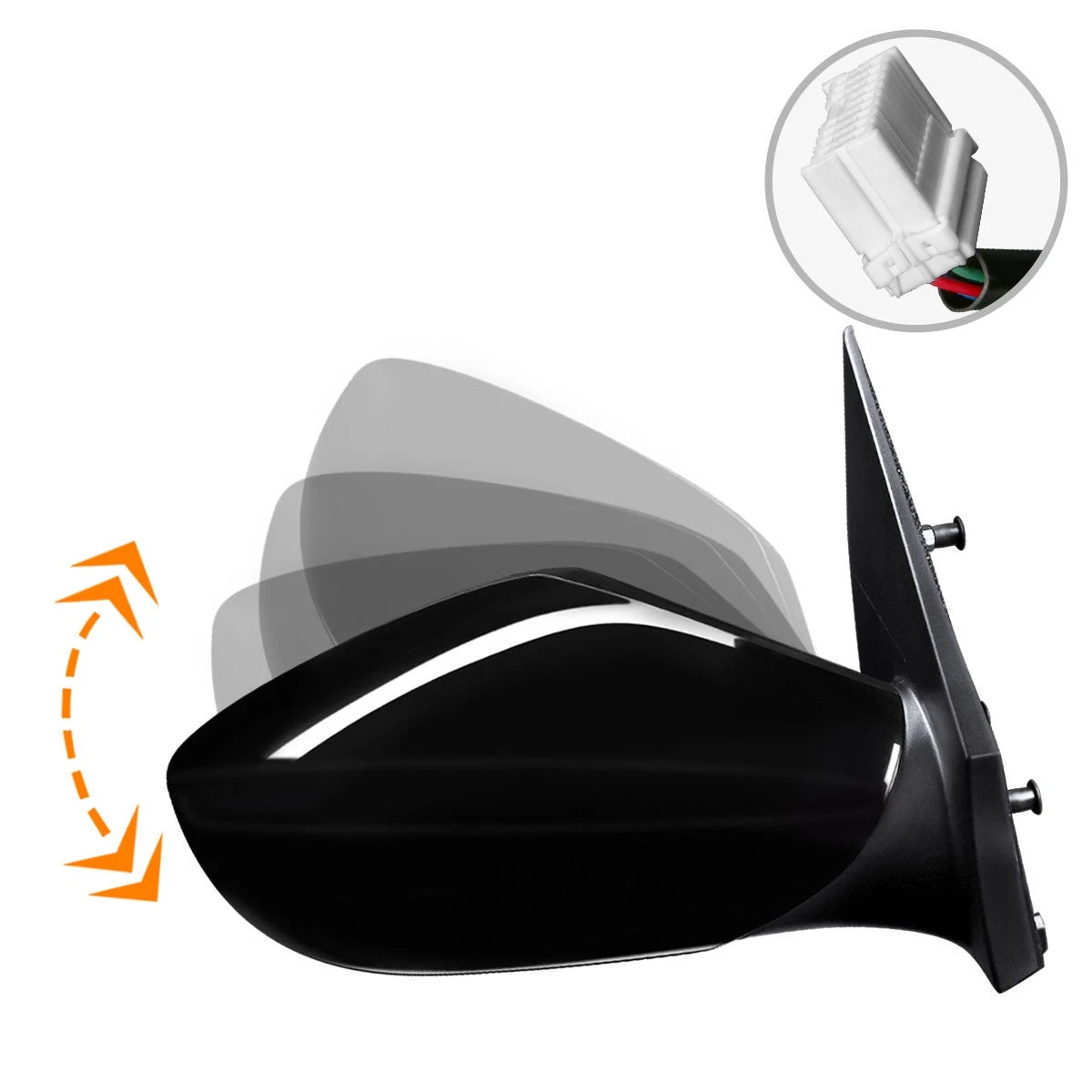 Powered Heated Side Rear View Mirror Right RH for Hyundai Sonata (2011–2014)