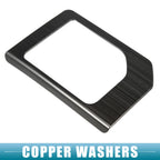 Gear Shift Frame Trim Sticker for Toyota Tundra (2014–2021) Black
