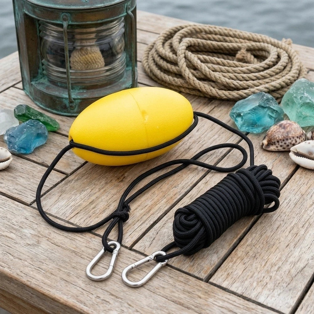 35.43" PVC Float Tow Rope for Kayak with 12.5x7cm Ball