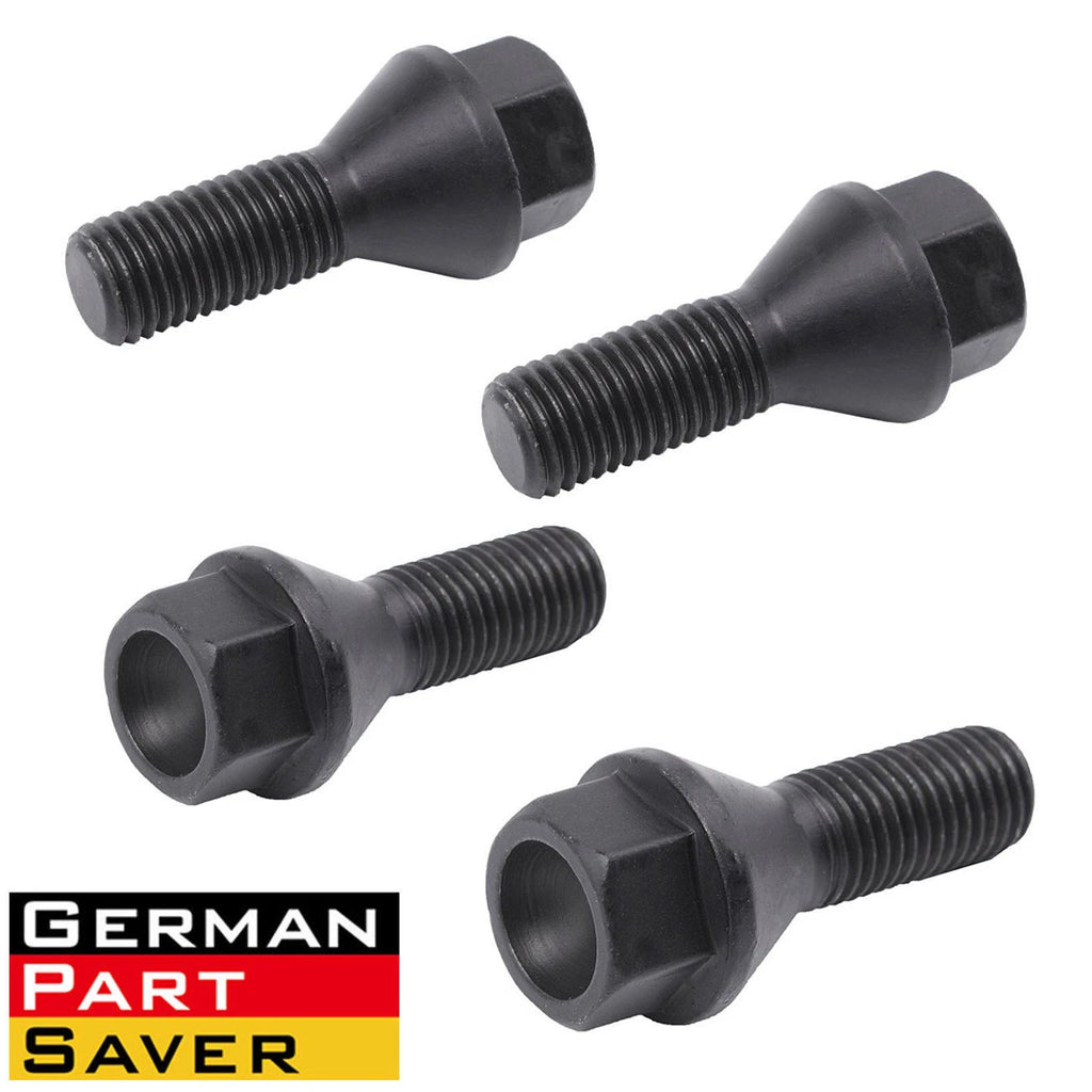 Set of 4 Wheel Lug Bolts Nuts for BMW E46 E90 E39 E60 E53 (1998-2013)