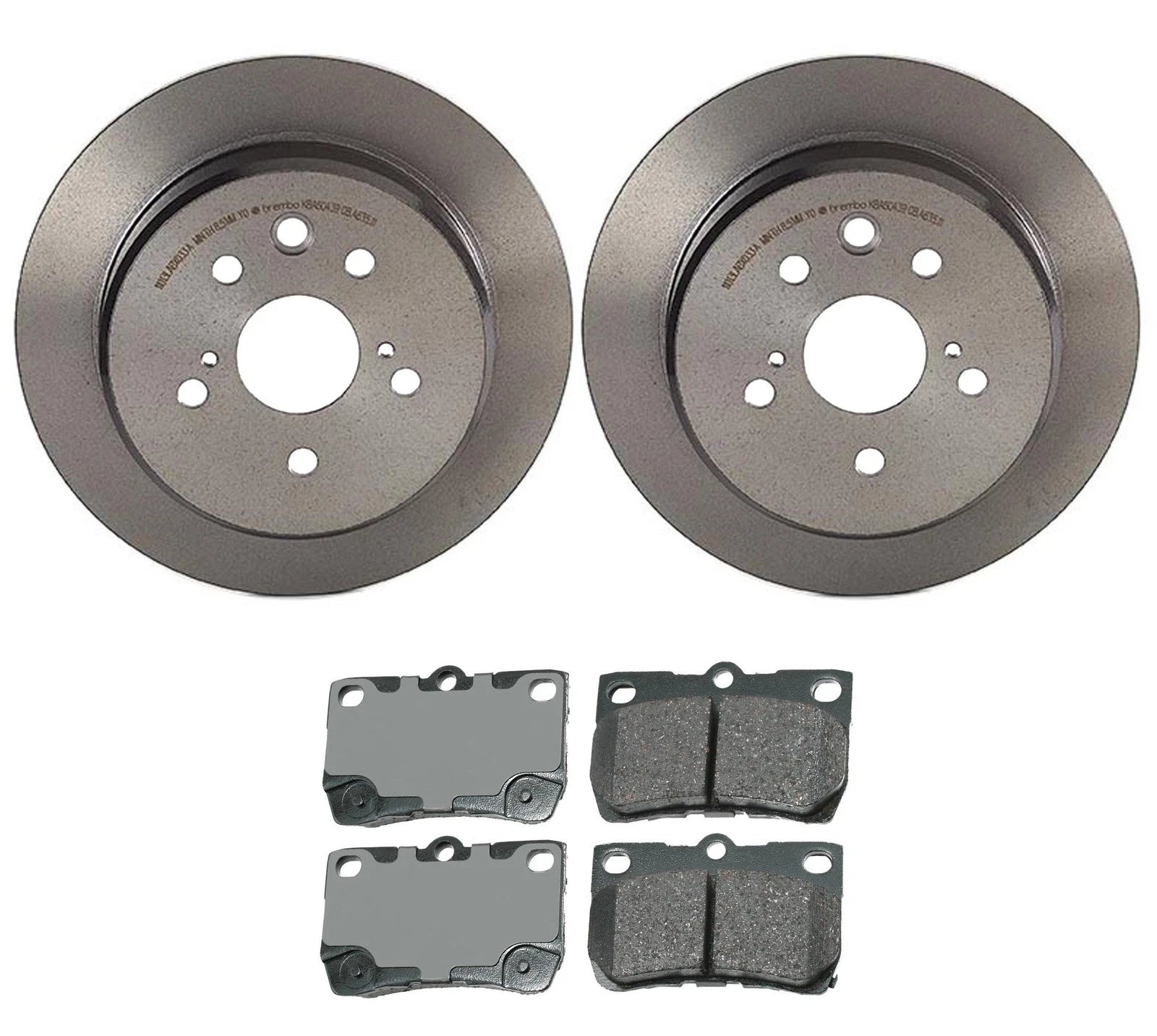 Rear Brake Kit for Lexus IS250 (2006–2013) - ProAct Ceramic Pads, Disc Rotors