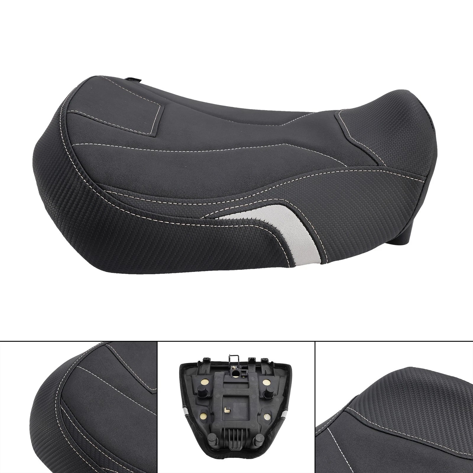 Front Driver Seat Cushion for Yamaha Tracer 9/GT (2021–2023) Gray