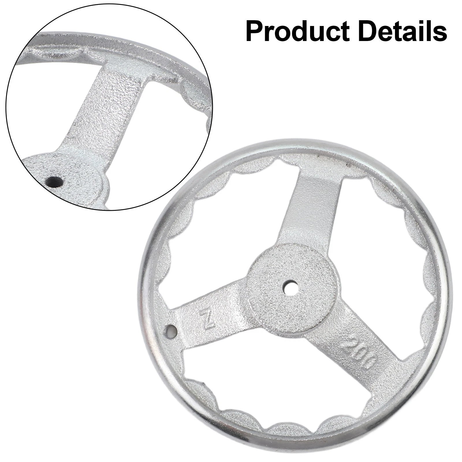 3-Spoke Handwheel for Equipment Upgrade (Oil-resistant, Smooth, Burr-free)