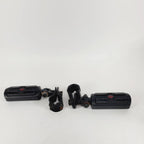 Foot Peg Mount for Harley (1.25" Black Engine Guard Crash Highway Bar)