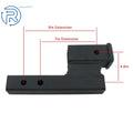 2 Inch Receiver Hitch Extension for Universal Fit (7500LB, 4 Inch Lift Drop)