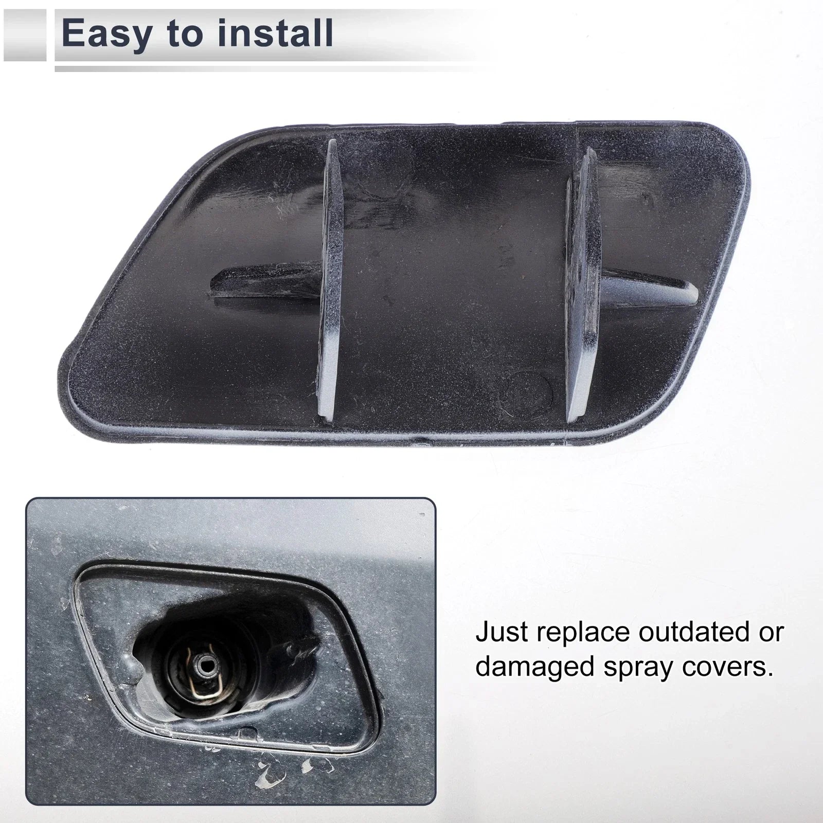 Front Right Side Bumper Headlight Washer Nozzle Cover Cap for BMW 740i