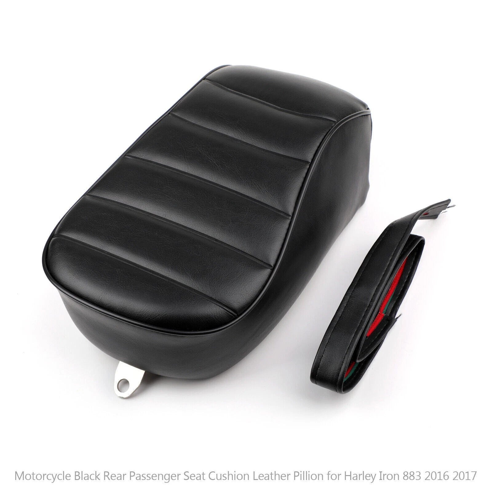Rear Pillion Seat for Harley-Davidson XL883N Sportster (2016–2019) Black