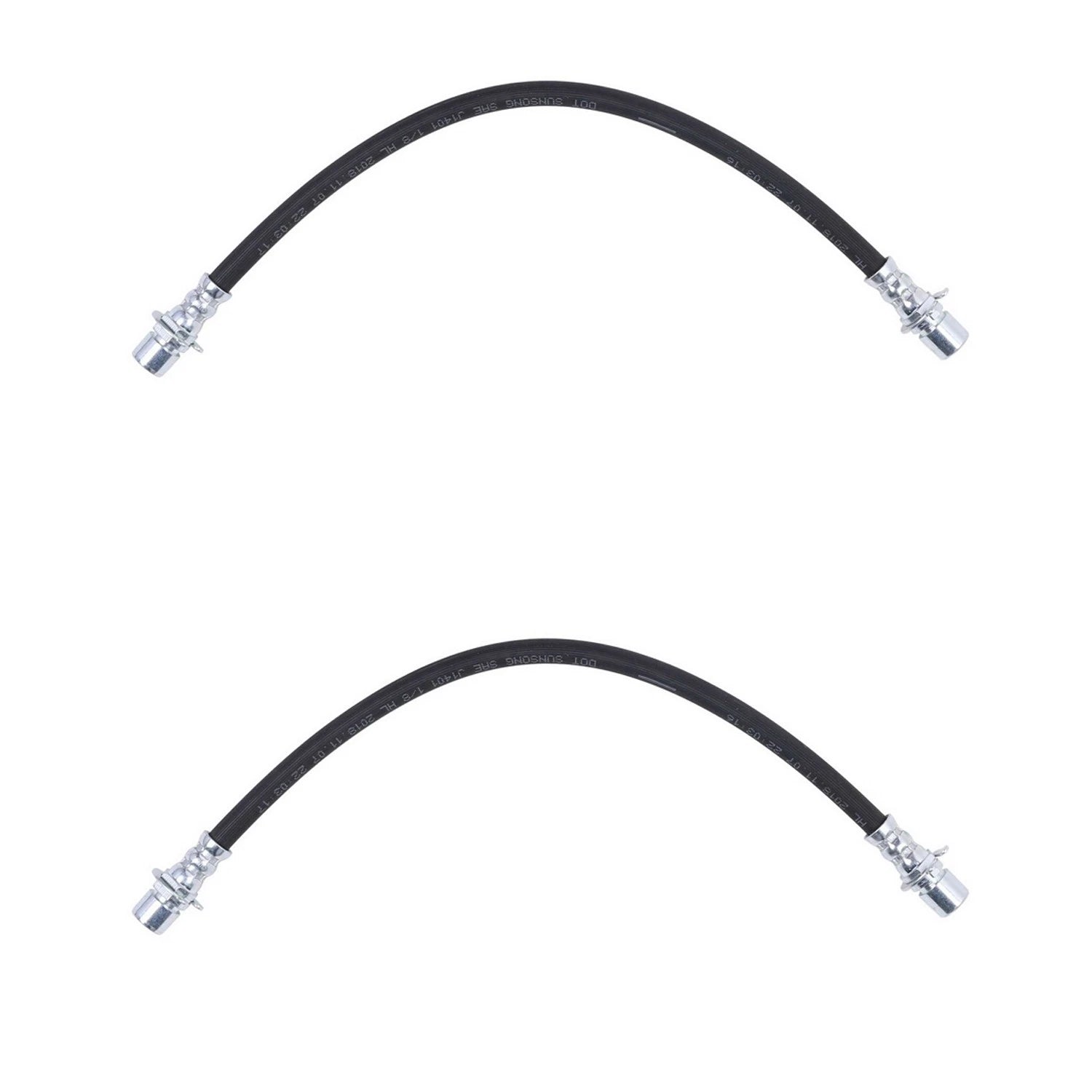 Set of 2 Rear Inner Brake Hydraulic Hoses for Escalade, Suburban, Tahoe (2002–2014)