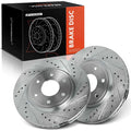 Front Drilled Brake Rotors for Nissan Frontier, Suzuki Equator (2005–2019)