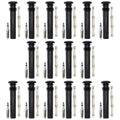 Set of 16 NGK Iridium IX Spark Plugs & Denso Coil Boots for Durango Ram 1500 (2002–2023)