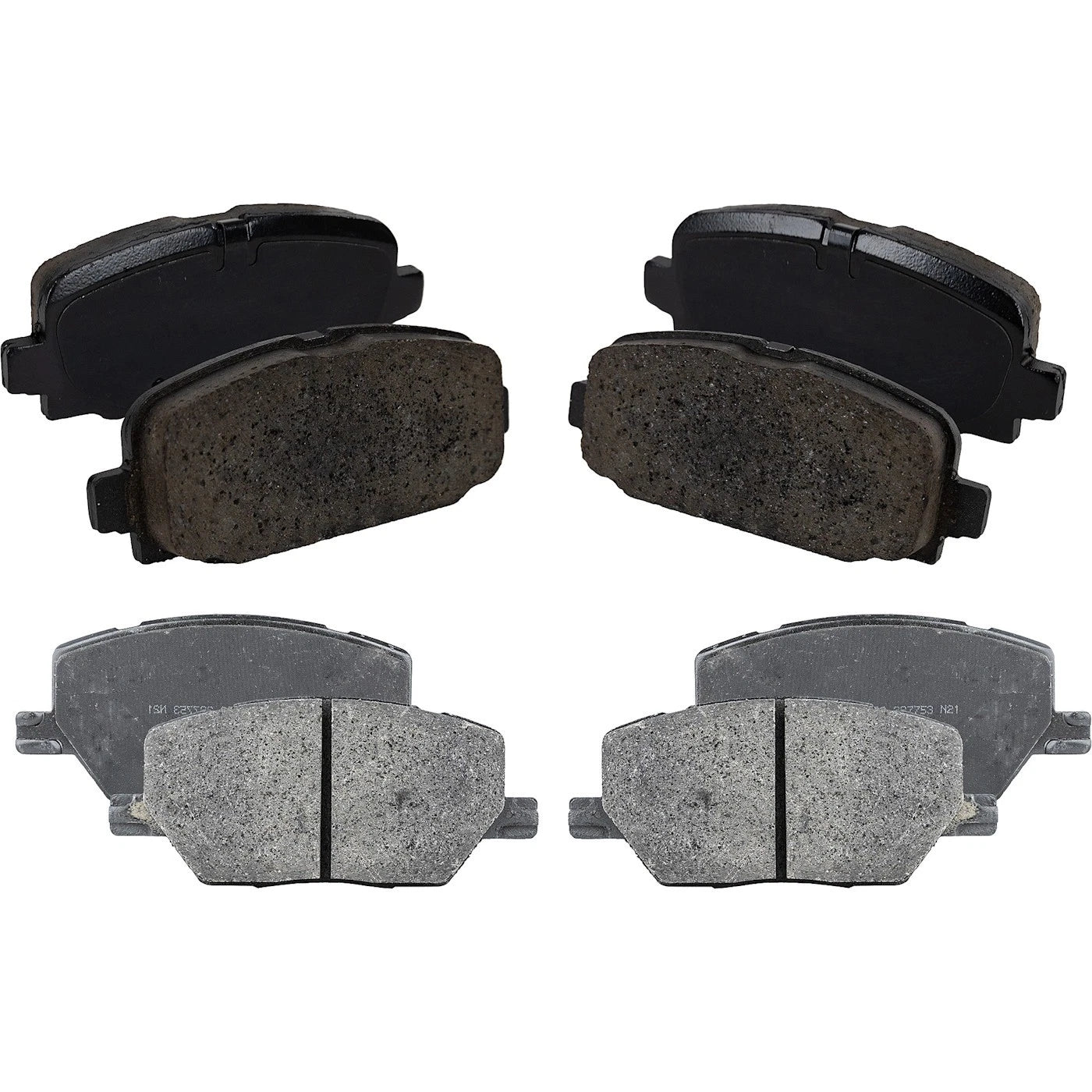 Set of 4 Brake Pads for Jeep Compass (2019–2021)