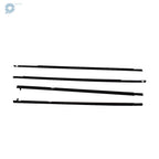 Set of 4 Chrome Outside Window Moulding Weatherstrip Trim for Accord (2003–2007)
