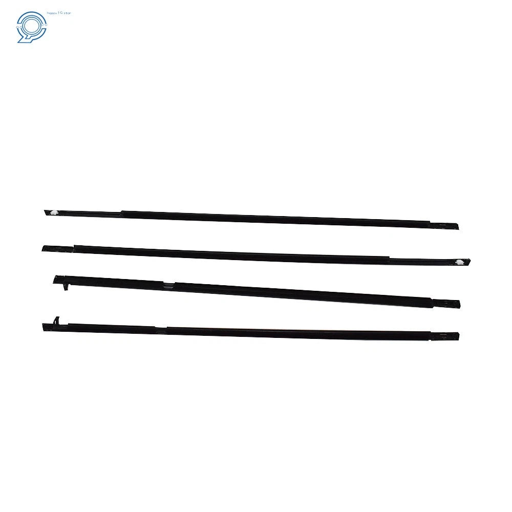 Set of 4 Chrome Outside Window Moulding Weatherstrip Trim for Accord (2003–2007)