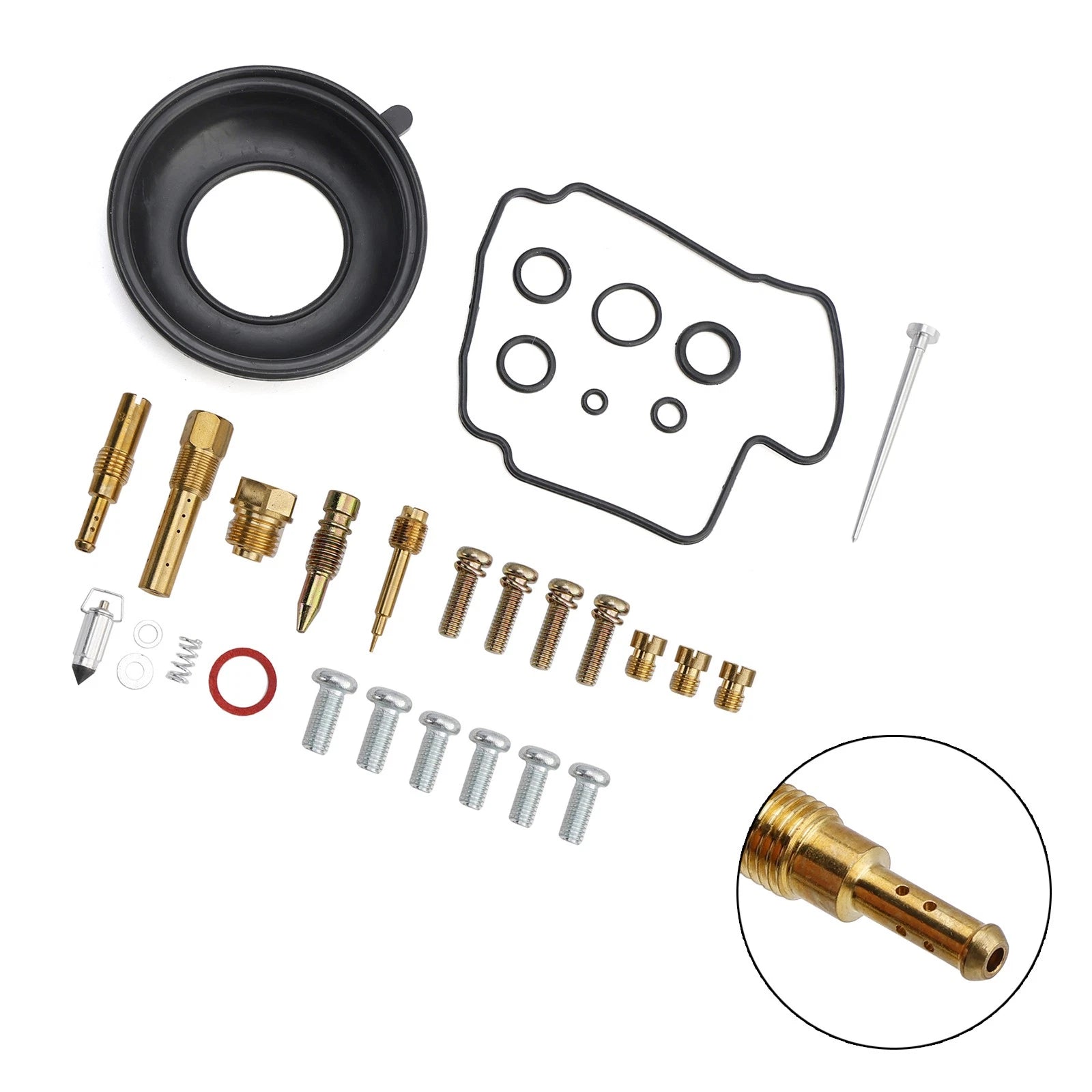 Set of 1 Carburetor Rebuild Repair Kit for Honda CBR250R (1986–1988)